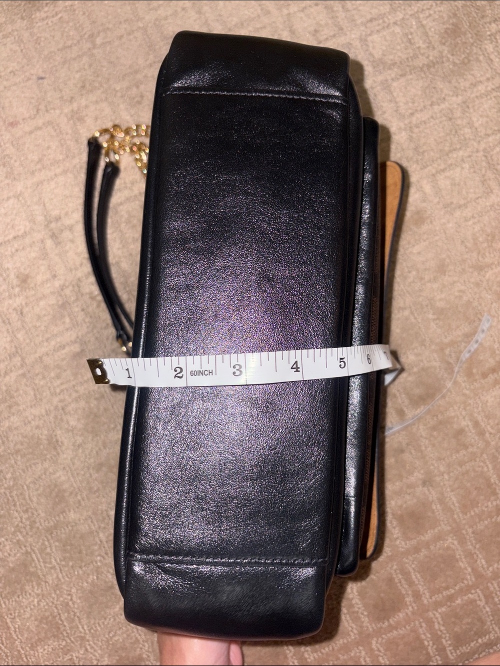COACH Elodie in Signature canvas/black leather. - Picture 5 of 13